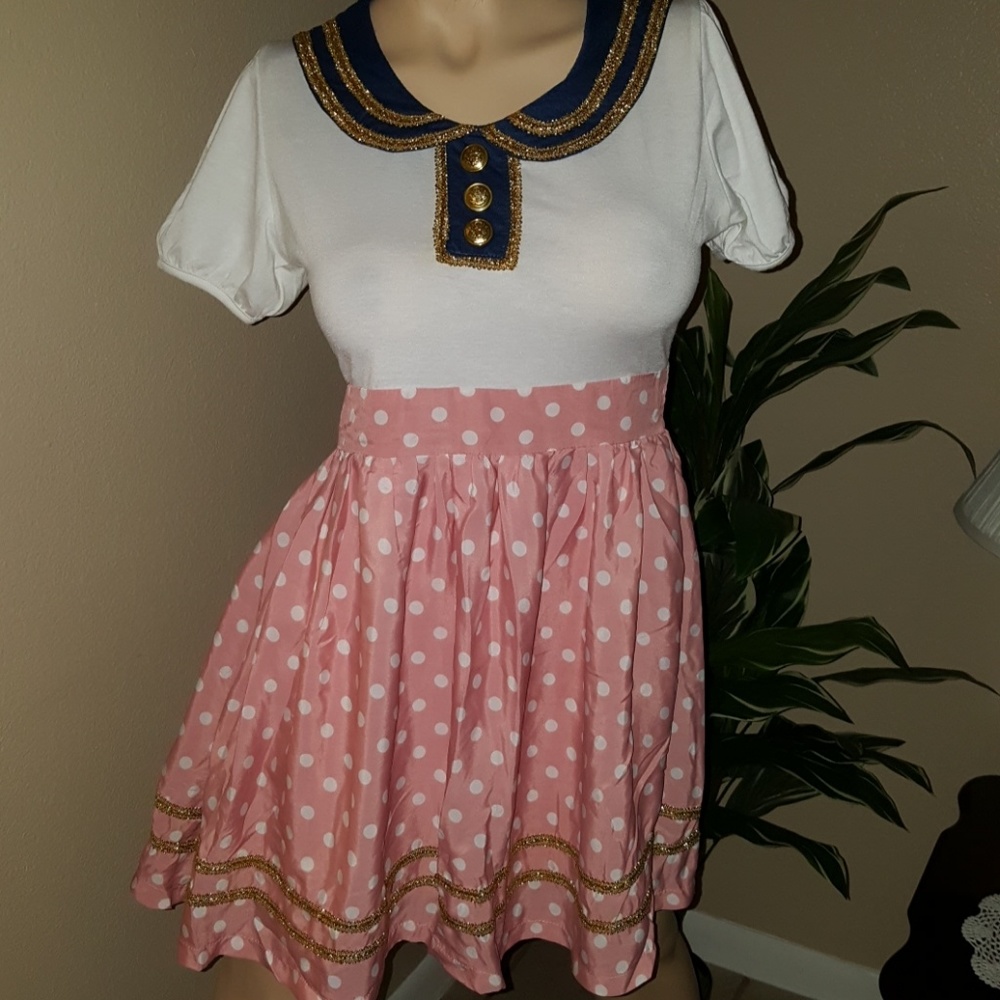 Mini sailor dress by Dear L junior Read Descr